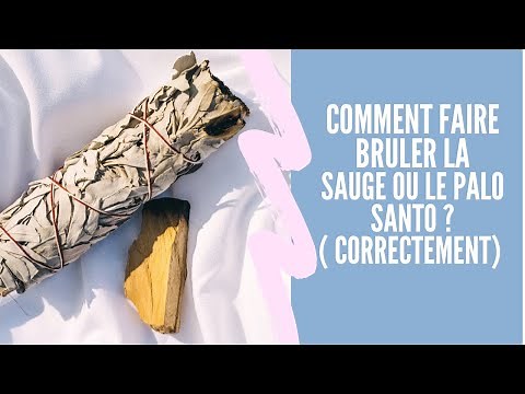 How to burn white sage or Palo Santo?