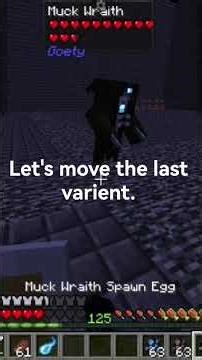 All Wraith Varients(Goety Showcase:Mobs Edition)#minecraft #gaming #goety #trending #mod