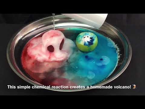 Apple Volcano Science