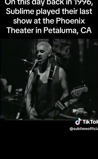 Sublime's Final Show at Phoenix Theater: A Look Back at the Legendary Performance