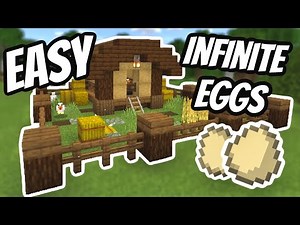 HOW TO MAKE A WORKING CHICKEN COOP IN MINECRAFT