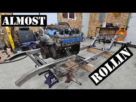 Custom Hot Rod Front Axle Mounting! Rudd Rod EP 16