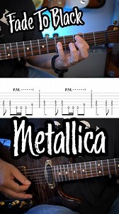 Metallica Fade To Black chorus in standard tuning. | GuitArmy