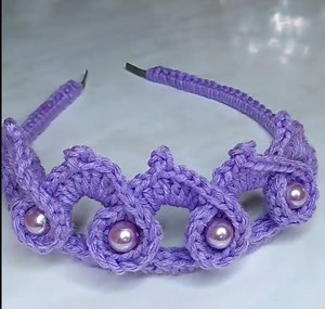 Amazing😍beautiful crochet hair band for girls👧 #Angel_crochet_the_best #crochetpattern #crocheting #crocheted #crochet | Angel crochet