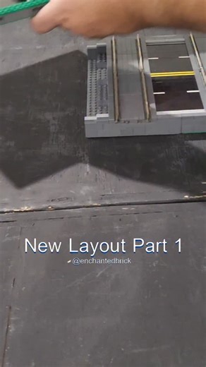 Enchantedbrick on Instagram: "A new LEGO Layout Part 1. Some of the train track and road are going in. Of course, there are more LEGO Adventures to come. Thanks @coreysbricks for allow the opportunityto record the Layout. #adventure #traintrack #legolayout #roads #lego #enchantedbrick"