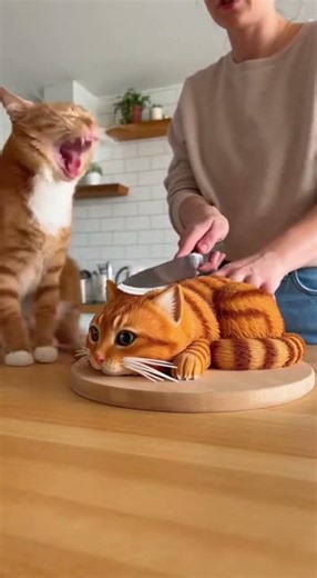 The Cat Literally Flips Out