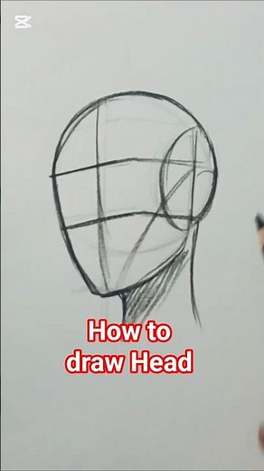 How to draw Head Loomis Method-tutorial #art #drawing #howtodraw