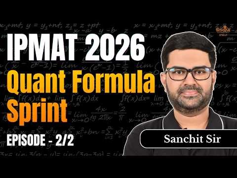 All Important Quant Formulas (Part 2) | Must Revise Before IPMAT Indore