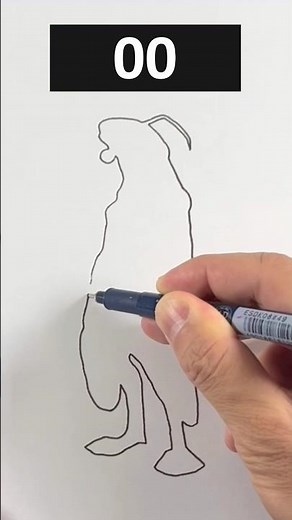 Who? Drawing Mantis Shrimp Alien from the outline! #chiquita #dandadan