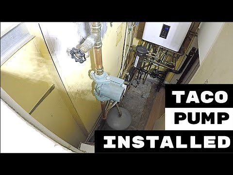PLUMBING REPAIRS | TACO 007 CIRCULATOR PUMP INSTALLED