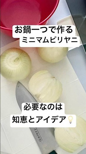 お鍋ひとつで作るミニマムビリヤニ👨‍🍳🥘調理器具も材料も少なすぎ…本格ビリヤニ