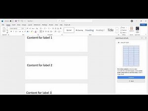 How to create, mail merge and print labels in Microsoft Word with the Label Sheets & Rolls add-in.
