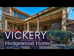 Forsyth County GA Real Estate: Original Vickery Home Built by Hedgewood Homes