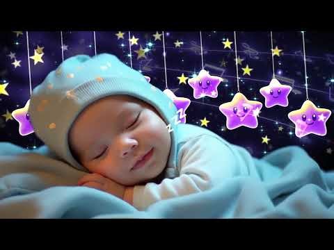 Baby Sleep Music🌙Baby Fall Asleep Peacefully in 3 Minutes 💤 Bedtime Calm 🎶 Mozart & Brahms Lullabies