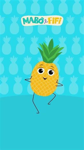 Playing statue with PINEAPPLE #children'sdrawing #educationalvideo @maboefifi