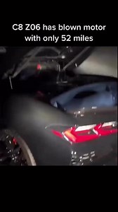Corvette C8 Z06 has blown motor with only 52 miles 😳🤦🏽‍♂️ | SpeedMenace