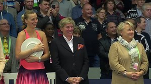 674K views · 9.6K reactions | When your opponent's victory speech is so much fun that you can't help but laugh... | WTA | Facebook