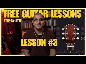 3RD LESSON - HOW TO TUNE GUITAR | GUITAR TUNA APP | FREE GUITAR LESSONS - ZERO TO HERO | TVG