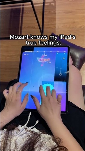 Those tap tap sounds = iPad cry #magictiles3 #mozart #rhythmgame #musicgame #gaming