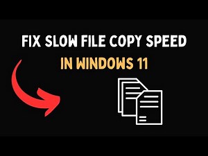 FIX Slow file copy speed in Windows 11