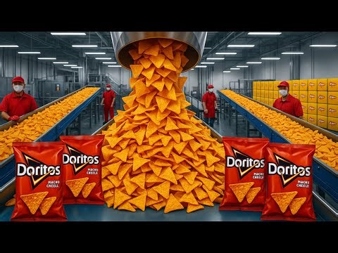 Así se HACEN los DORITOS 🌽 El Proceso MÁS VISTOSO en Fábrica
