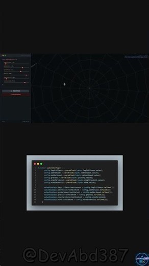 I Coded a Living Spider Using Pure Math! 🕷️🤖 #shorts #reels #coding
