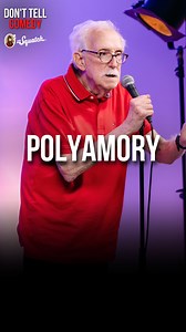 Don't Tell Comedy on Instagram: "“Polyamory” 🎤: @andyhugginscomedy Your soap is a joke! Upgrade your personal care with @drsquatch #donttellcomedy #andyhuggins #standupcomedy #standup #comedy #jokes #oneliners #polyamory #poly"