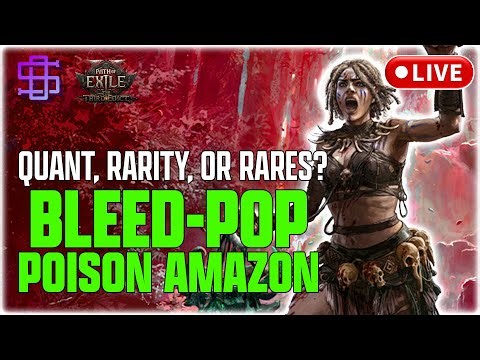 PATH OF EXILE 2 | POISON/BLEED AMAZON | Testing Quant. Rarity, Rare Monsters!BUILD