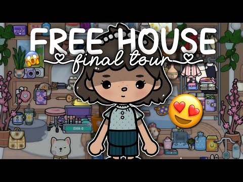 TOCA BOCA FREE AESTHETIC HOUSE TOUR! 😍😱 all free stuffs | toca gohar |💗
