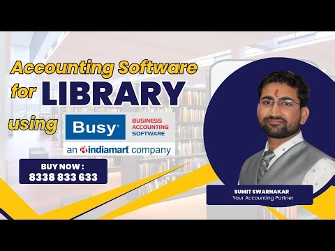How to Manage Library Accounts in BUSY | Complete Guide: Financial Results & Reports | ‪@sumits‬