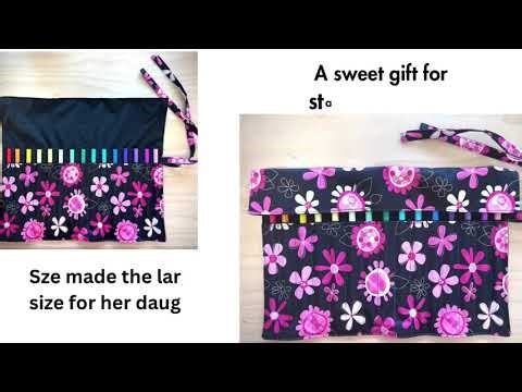 The Artist Brush Roll pattern - tester versions