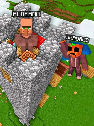 Este Aldeano Hizo Torre Gigante en Minecraft Parte 3