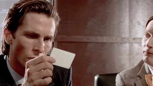 American Psycho Business Card Scene / Let's See Paul Allen's Card | Know Your Meme
