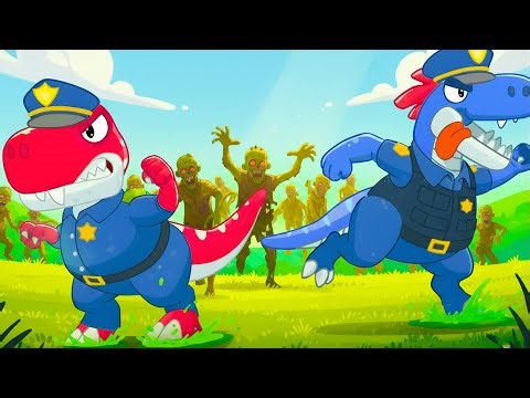 Dinosaur Police Dance Song | Colorful Dinosaurs for Kids | Nuton Lola Music Fun