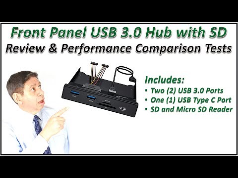 BYEASY Front Panel USB 3.0 Hub Review – Box Opening, Installation, Testing and Performance Compare