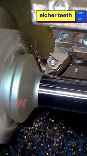 Precision Metal Finishing: Watch This Gear Teeth Cutting Process #cnc #satisfying