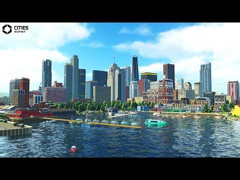 I Created the Most EPIC Downtown Ever! | Cities Skylines 2