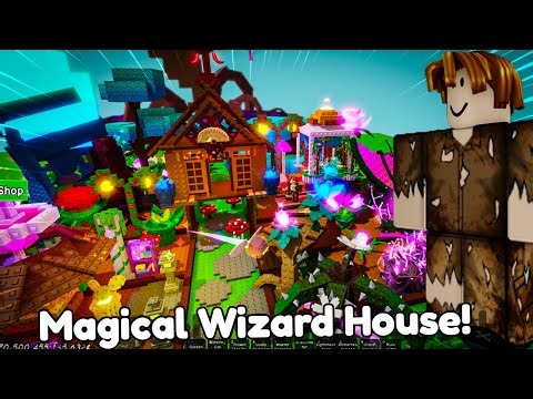 I Built a Magical Wizard House in Grow a Garden