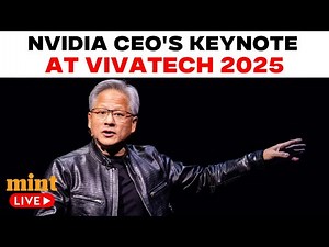 LIVE: NVIDIA CEO Jensen Huang Delivers Keynote Speech at VivaTech 2025 | Tech News | U.S.