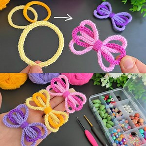 95K views · 1.2K reactions | INCREDIBLE 曆 BEAUTIFUL Very easy, very useful Crochet Butterfly Keychain, Sell and Gift. | Crochet knitting love | Facebook