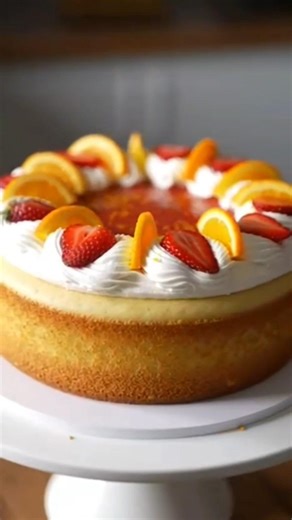 How to Make Orange Cream Layer Cake at Home | Realistic Step-by-Step Recipe