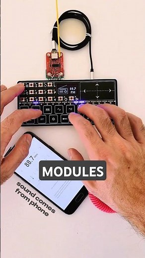 LOOPA supports external I2C modules #synth #electronicmusic #radio #arduino