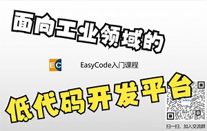入门课程：第2课 EasyCode快速入门与基本操作