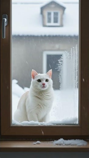 A message from a cat ❤️❄️ #humor #cats #animation #cute #story #cartoon #love