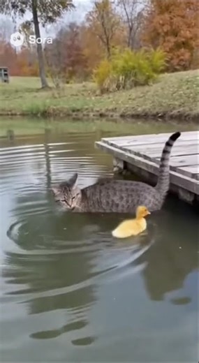 “Cat vs Duck 🐱🦆 | The Ultimate Battle of Cuteness!”