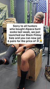 BLACK FRIDAY SALE 🔥 Buy 2 pairs of our best-selling Alpaca Hunt Socks and get 2 pairs FREE! You research every piece of gear except the one thing touching your feet for 12 hours. Then wonder why your hunts end with frozen toes and swamp foot. We're Hollow Socks. We've been perfecting alpaca fiber socks for every outdoor adventure. Our NEW Hunt Socks take that same premium alpaca performance and engineer it specifically for the demands of serious hunters. 🔥 3x warmer than wool 🌡️ Temperature r