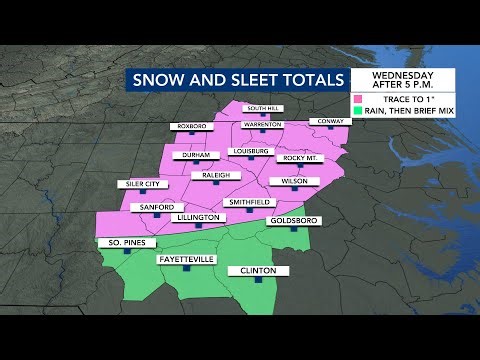 Wintry mix on repeat: Rain, snow, sleet for central NC (Feb. 4, 2026)