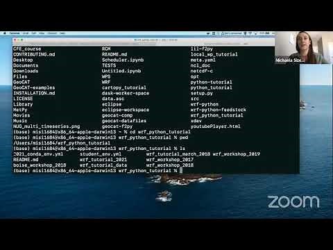 WRF-Python Instruction Session, 2021 Joint WRF and MPAS Users' Workshop