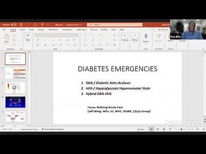Webinar with Professor Jeffrey Wing: Diabetes emergencies