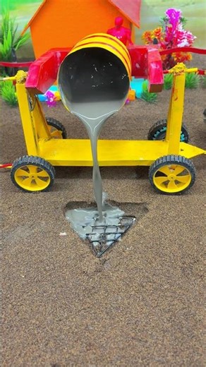 DIY Mini Tractor Composite Construction | Amazing Village Engineering Tractor Build #youtubeshorts